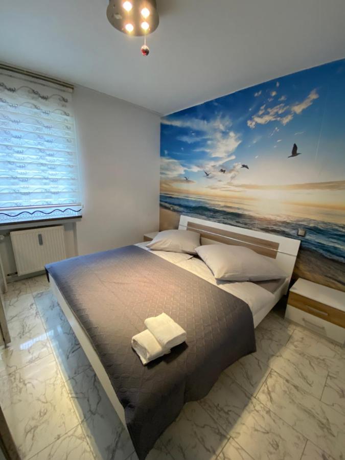 Apartmán 4 Zw M. Blick V. Balkon Auf Lech Augsburg Exteriér fotografie